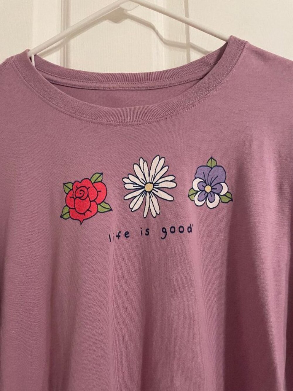 Life Is Good Crusher Tee long sleeve - worn once!  LARGE - Picture 2 of 5